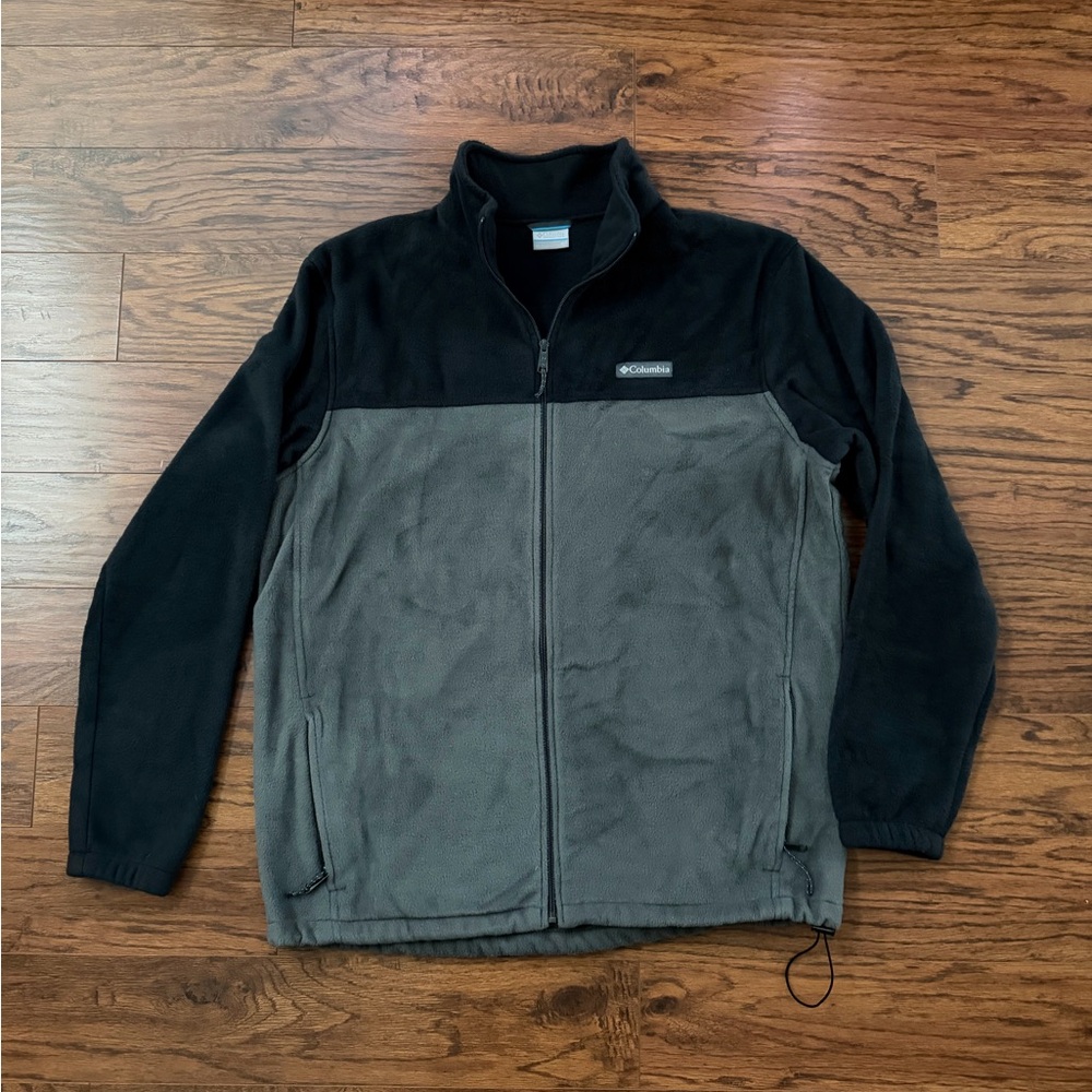 Columbia Charcoal and Black Fleece Jacket